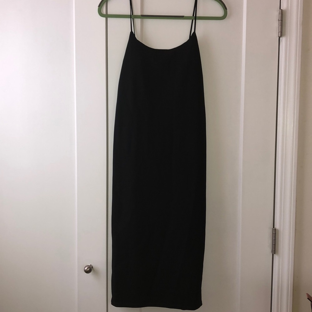 Midi black dress